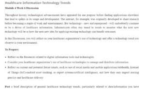 Healthcare Information Technology Trends