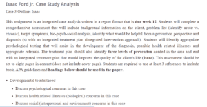 Isaac Ford Jr. Case Study Analysis