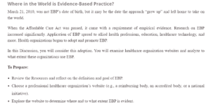 Where in the World is Evidence-Based Practice