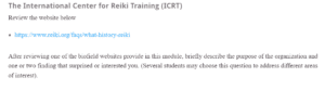 The International Center for Reiki Training (ICRT)