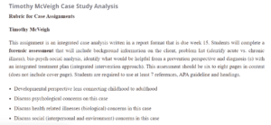 Timothy McVeigh Case Study Analysis