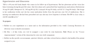 Hypertension and Glaucoma