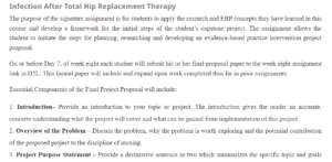 Infection After Total Hip Replacement Therapy