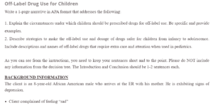 Off-Label Drug Use for Children